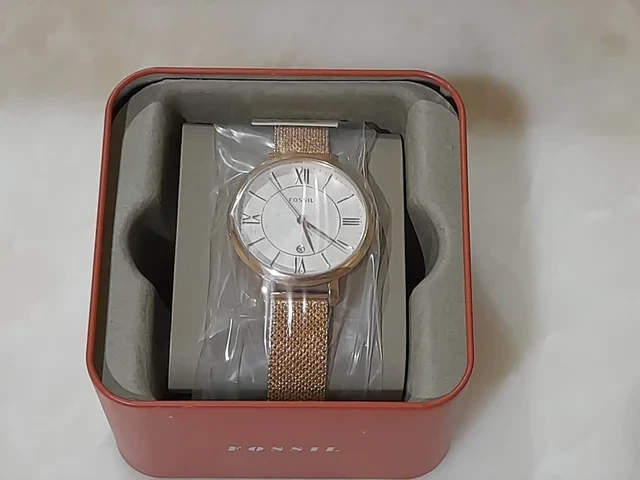 Reloj Fossil Jacqueline Oro Rosa (NUEVO con Caja y Etiquetas)